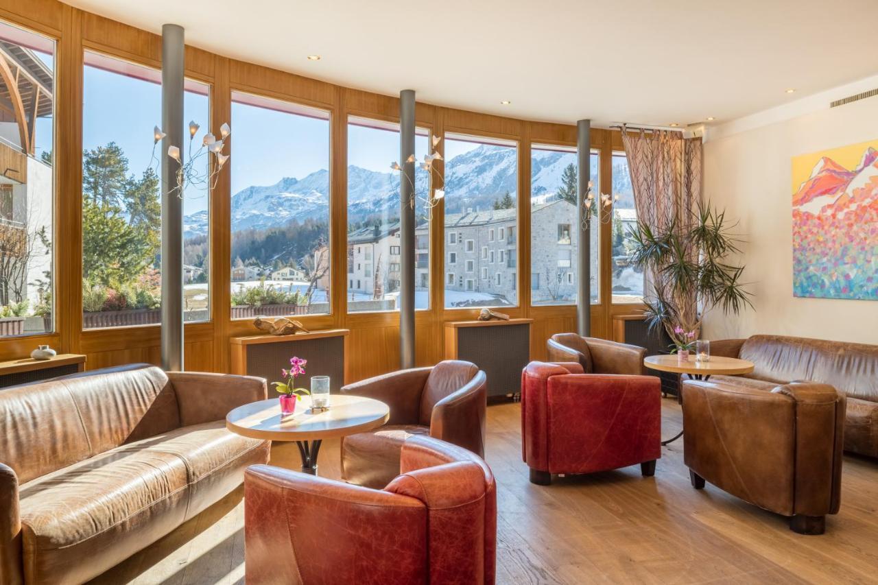 Schweizerhaus Swiss Quality Hotel Maloja Exteriör bild