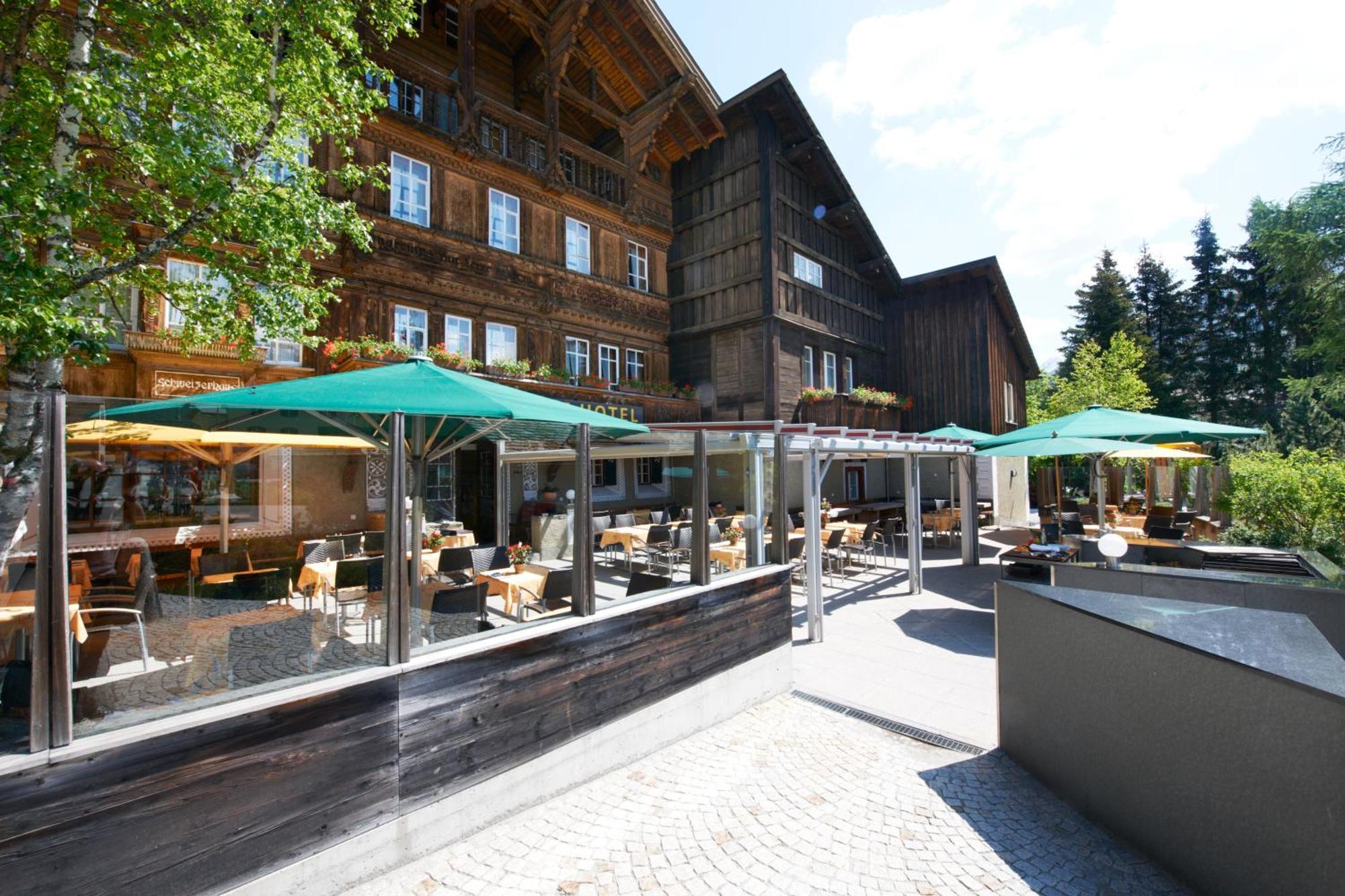 Schweizerhaus Swiss Quality Hotel Maloja Exteriör bild